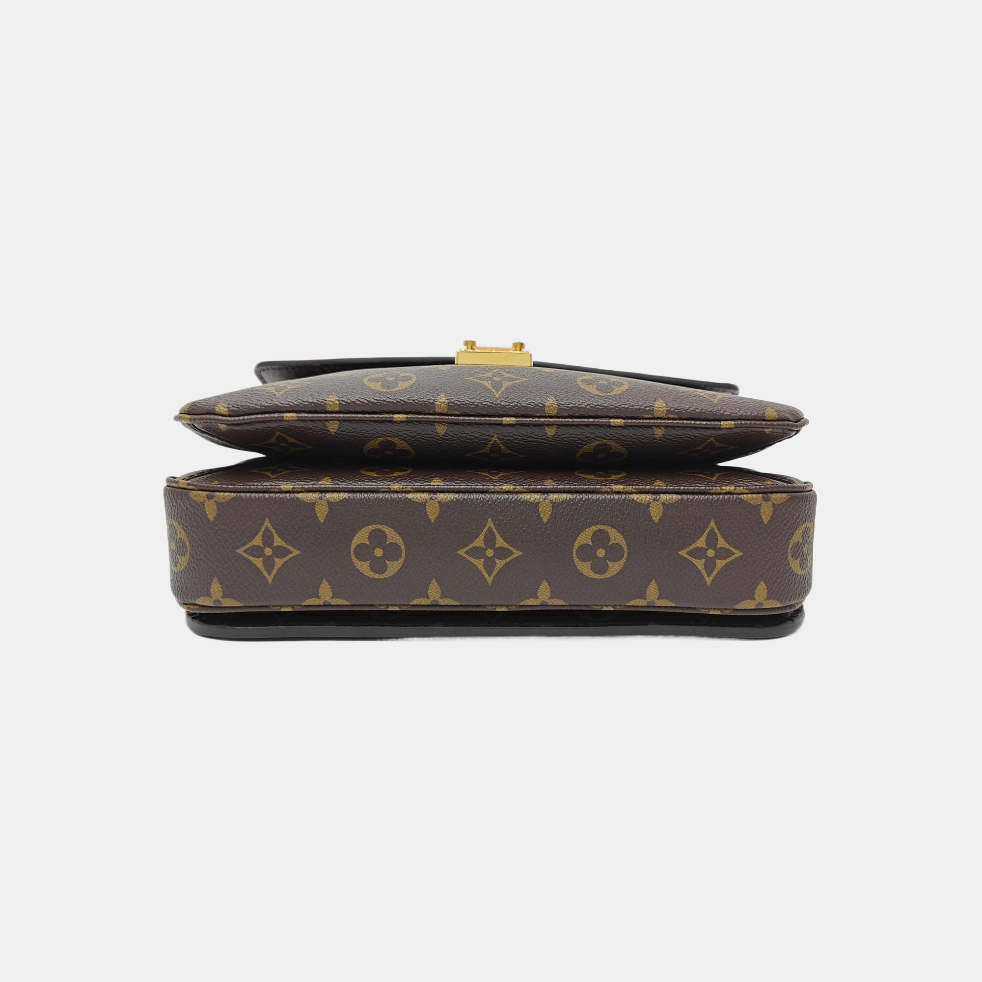 MÉTIS MM Monogram Coated Canvas Brown