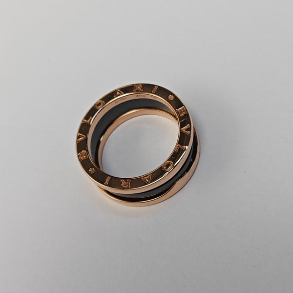 B.ZERO1 18k Rose Gold Ring EU 54