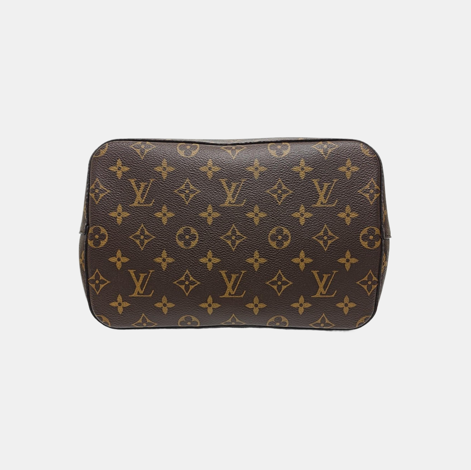 NÉONOÉ MM Monogram Coated Canvas Brown