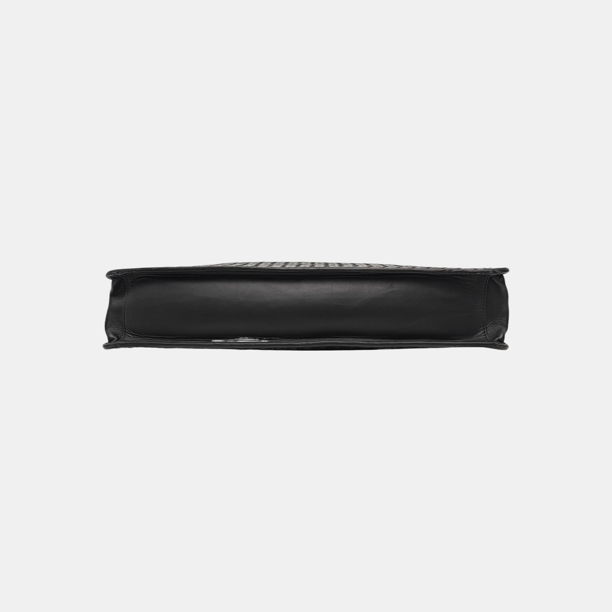 Calfskin Shoulder Bag Black