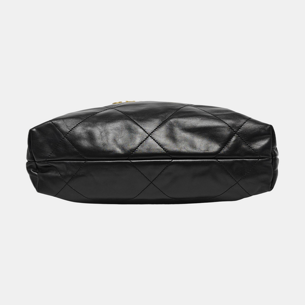 CHANEL 22 Small Quilted Calfskin Black