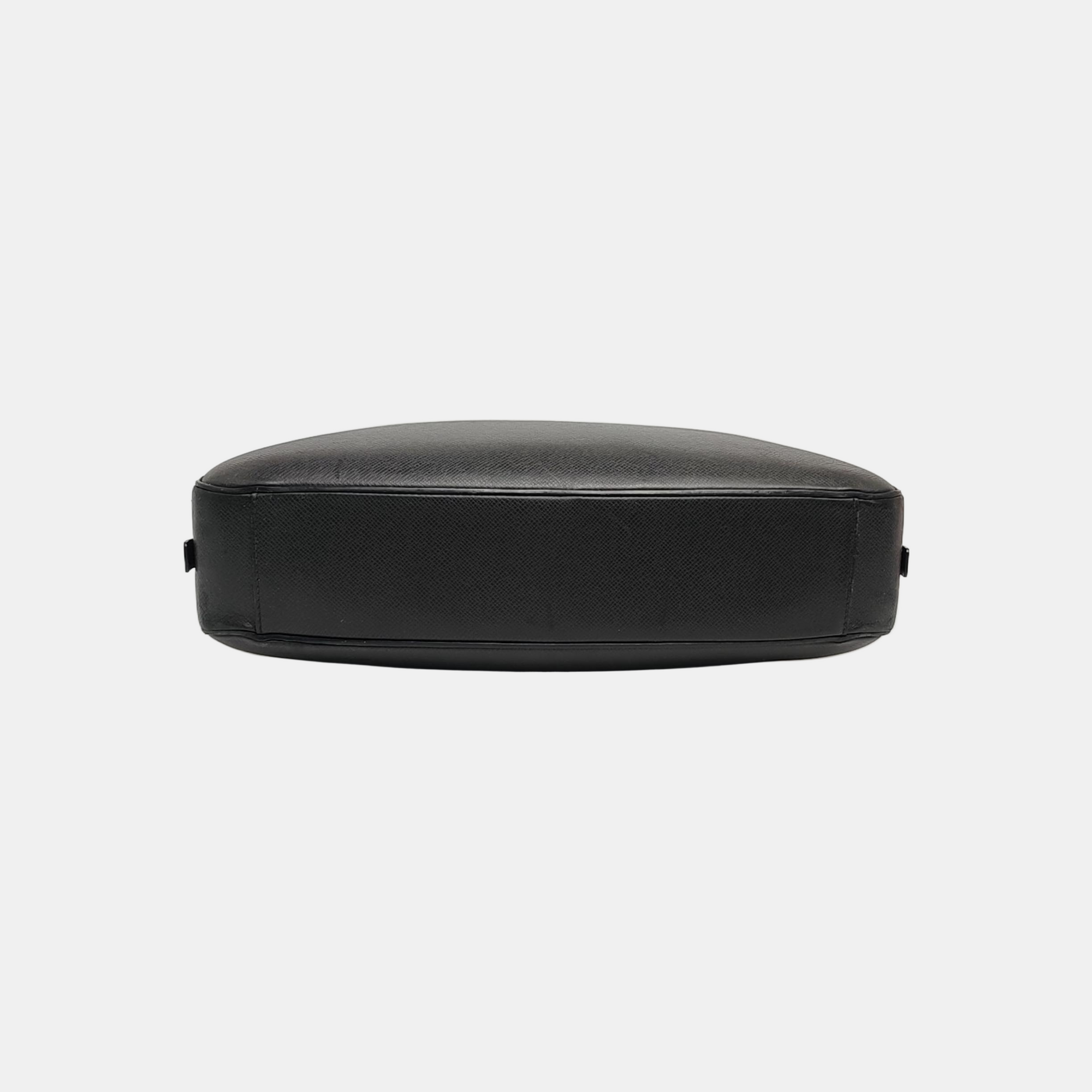 Calfskin Top Handle Bag Black