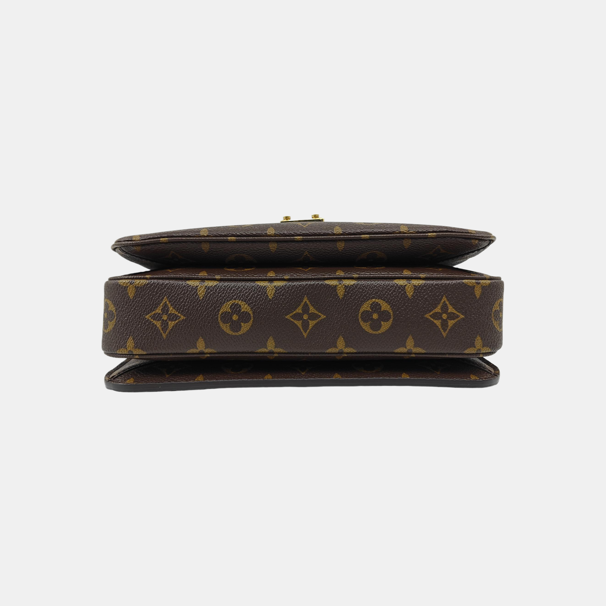 MÉTIS MM Monogram Coated Canvas Brown