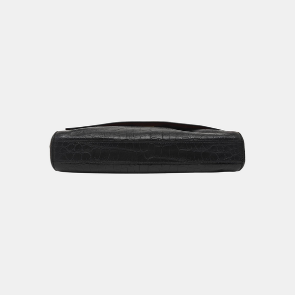 Calfskin Shoulder Bag Black