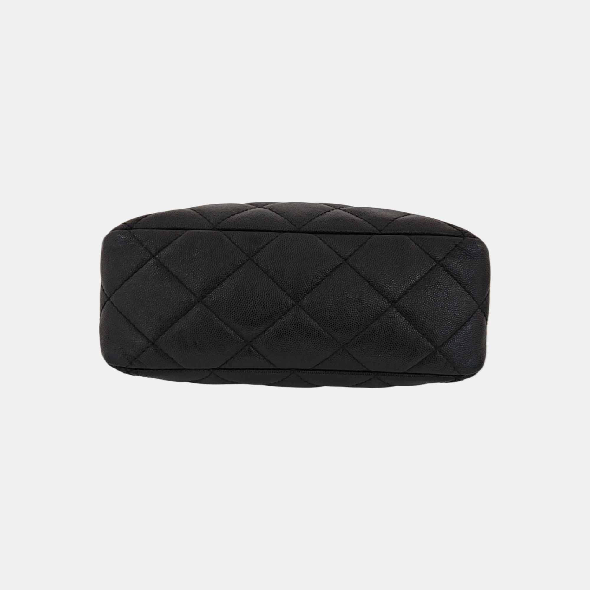 23K Quilted Calfskin Black
