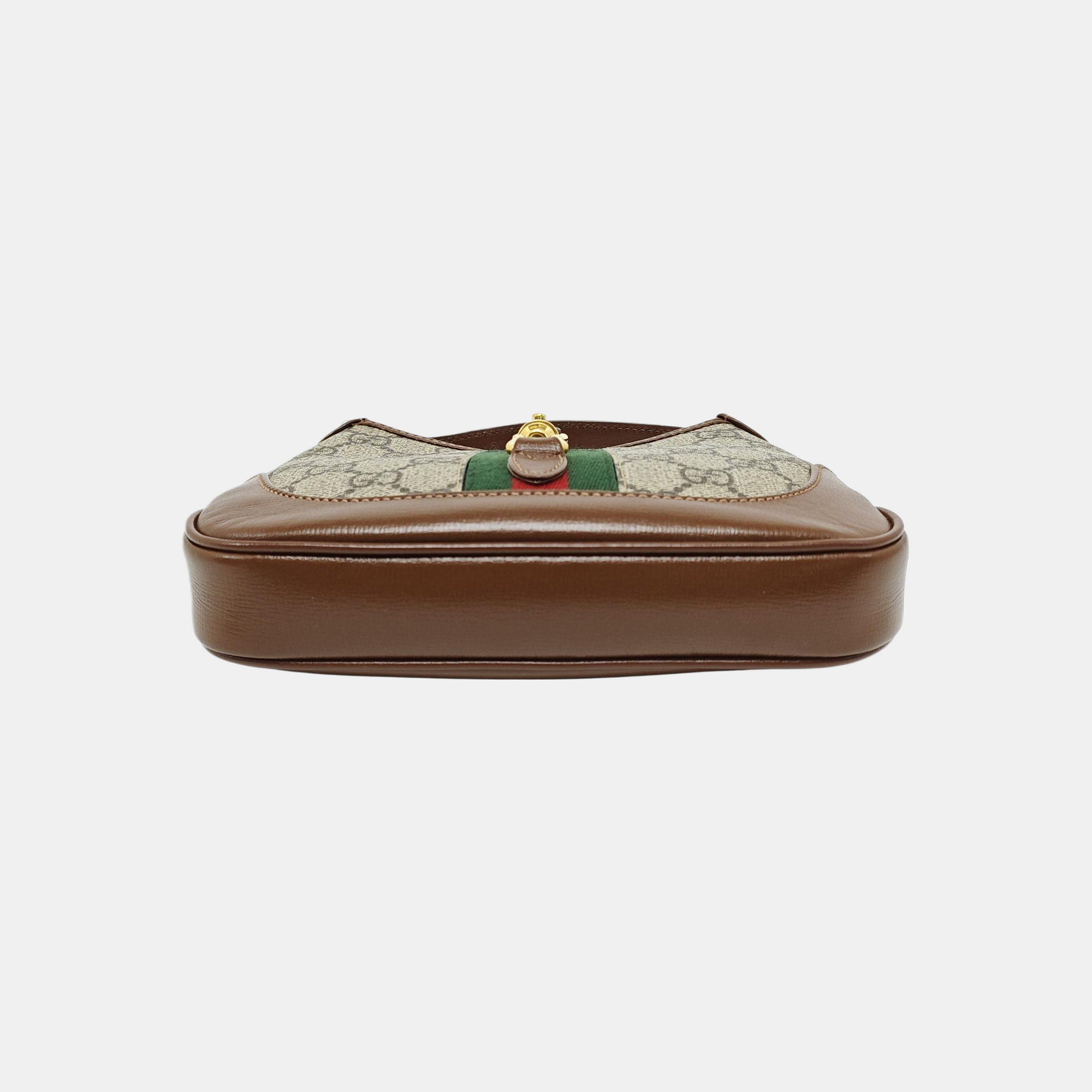 Jackie 1961 Mini Monogram Coated Canvas Beige