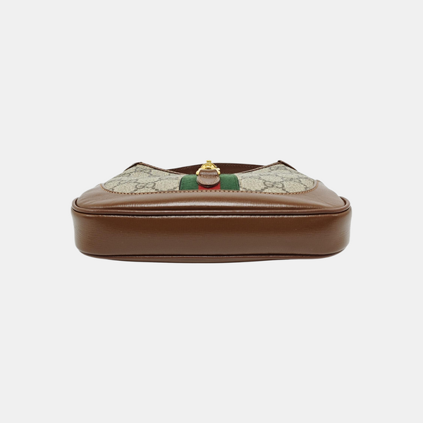 Jackie 1961 Mini Monogram Coated Canvas Beige