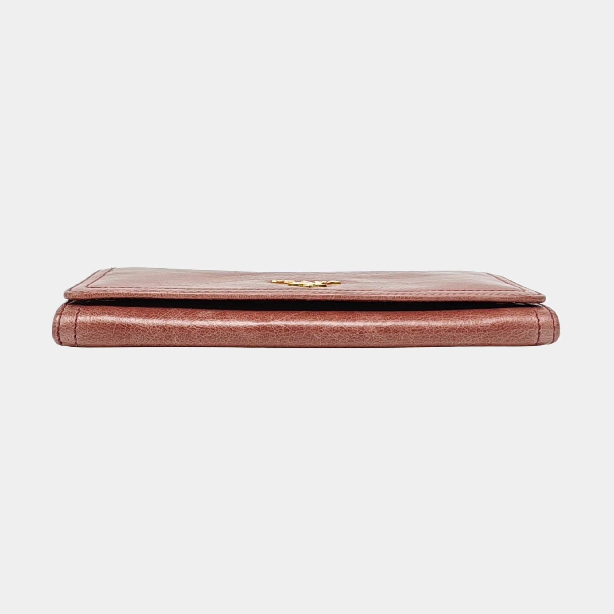 Calfskin Wallet Beige