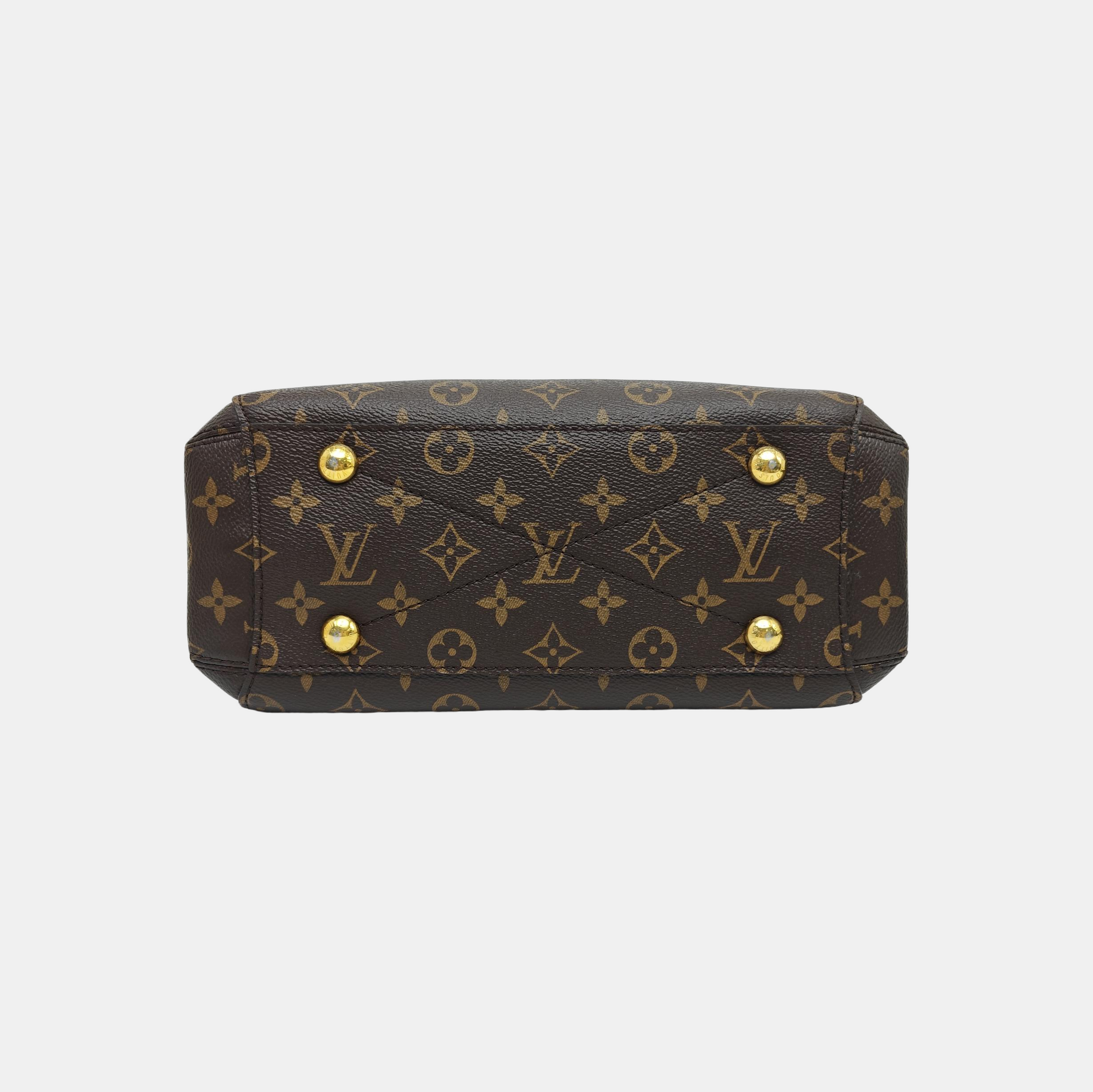 MONTAIGNE Monogram Coated Canvas Brown