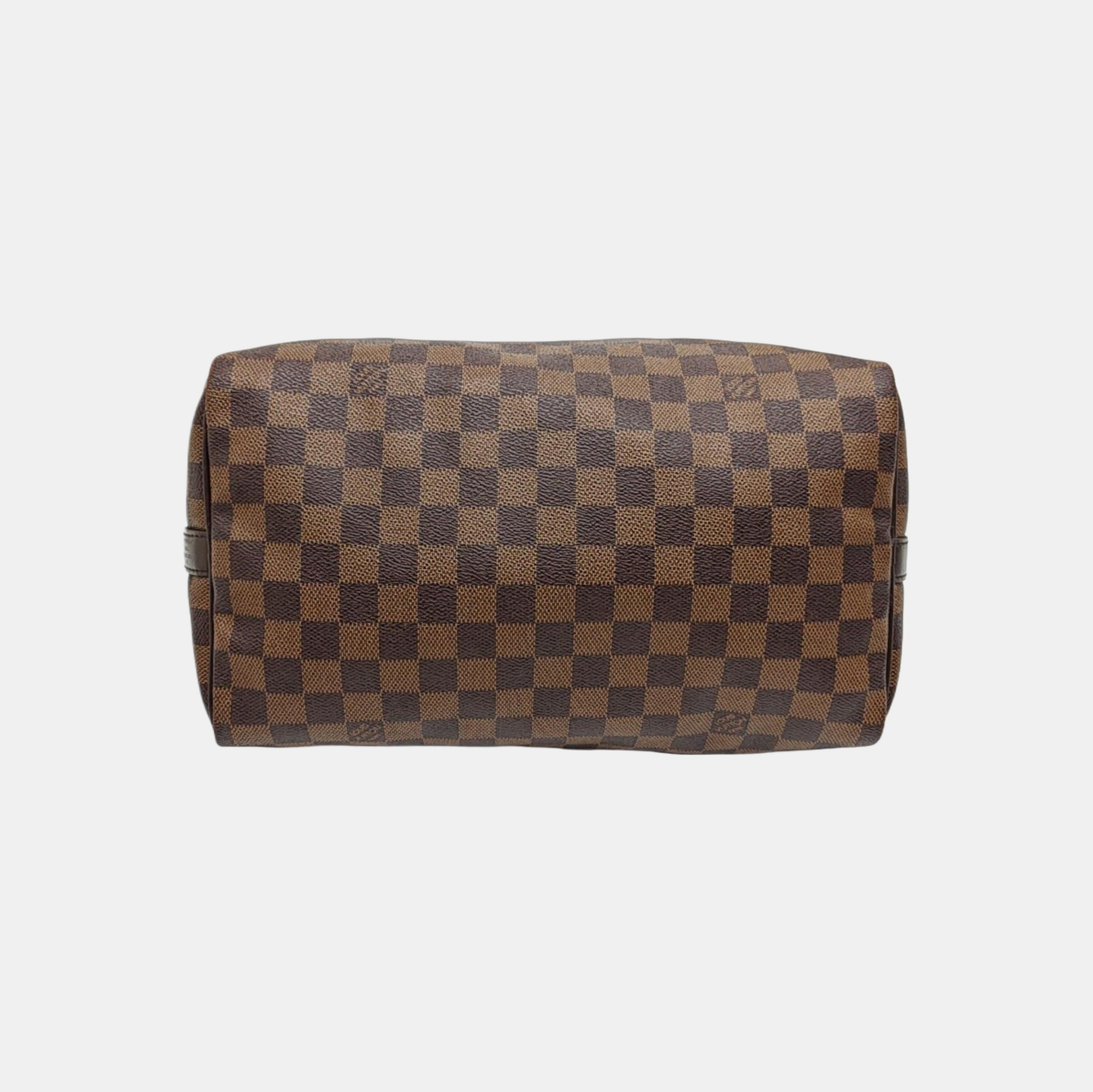 SPEEDY 30 Damier Ebene Coated Canvas Brown