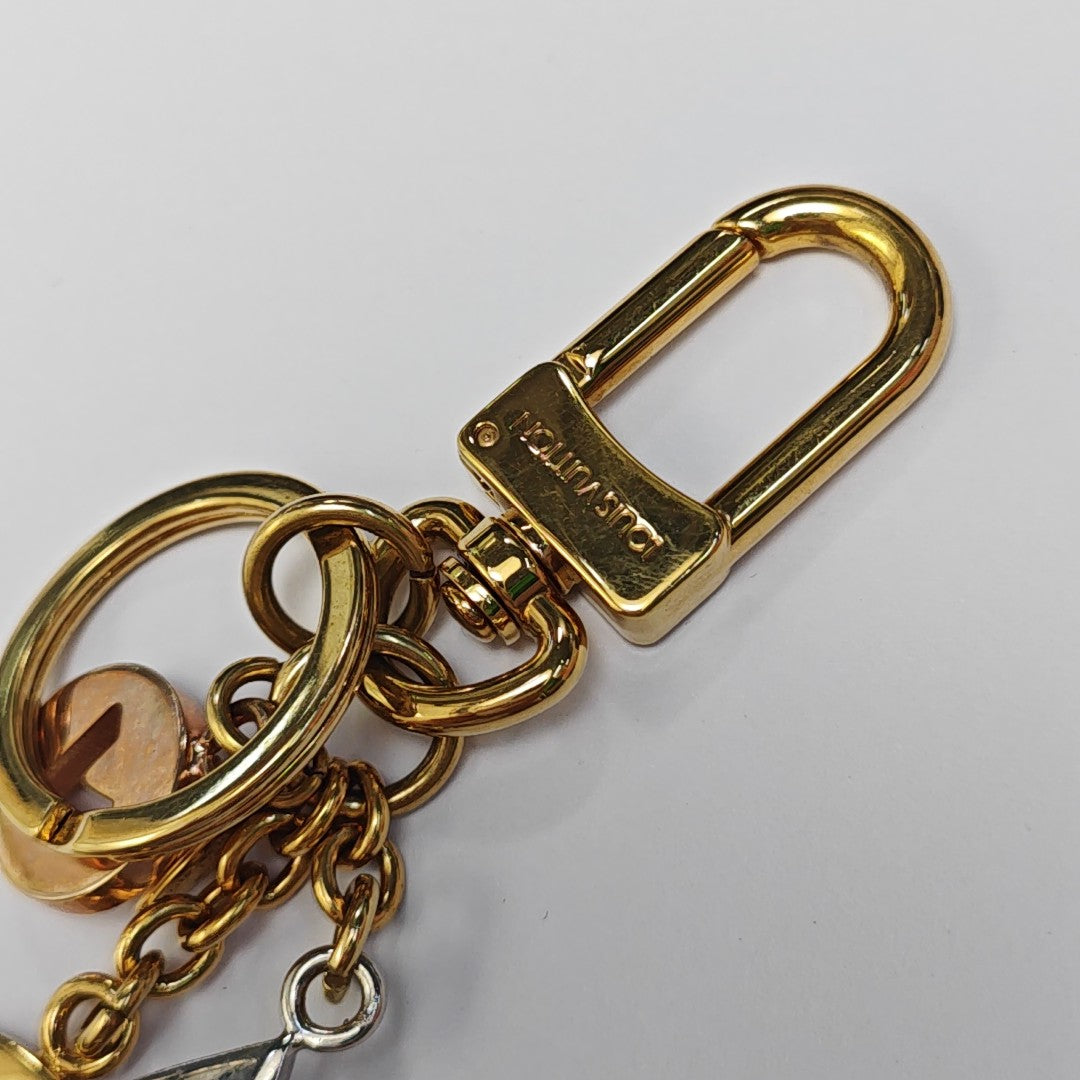 Metal Bag Charm Gold