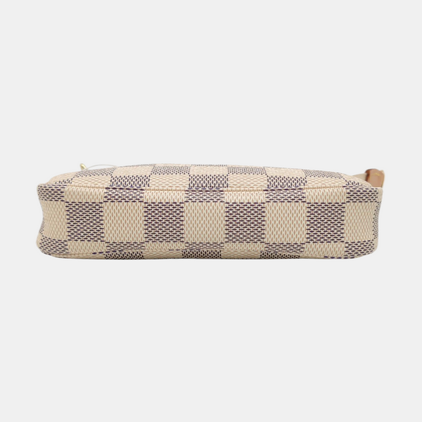 Authenticated pre-owned  ACCESSOIRES Mini Coated Canvas White - Top Handle Bag at Looply