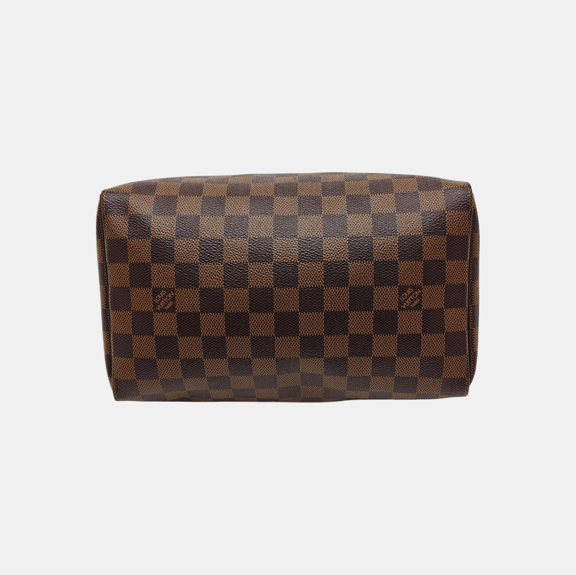 SPEEDY 25 Damier Ebene Coated Canvas Brown