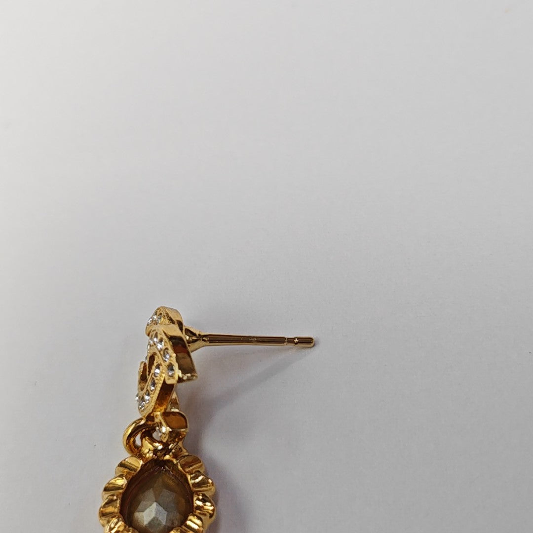 Metal Gold Stud Earrings