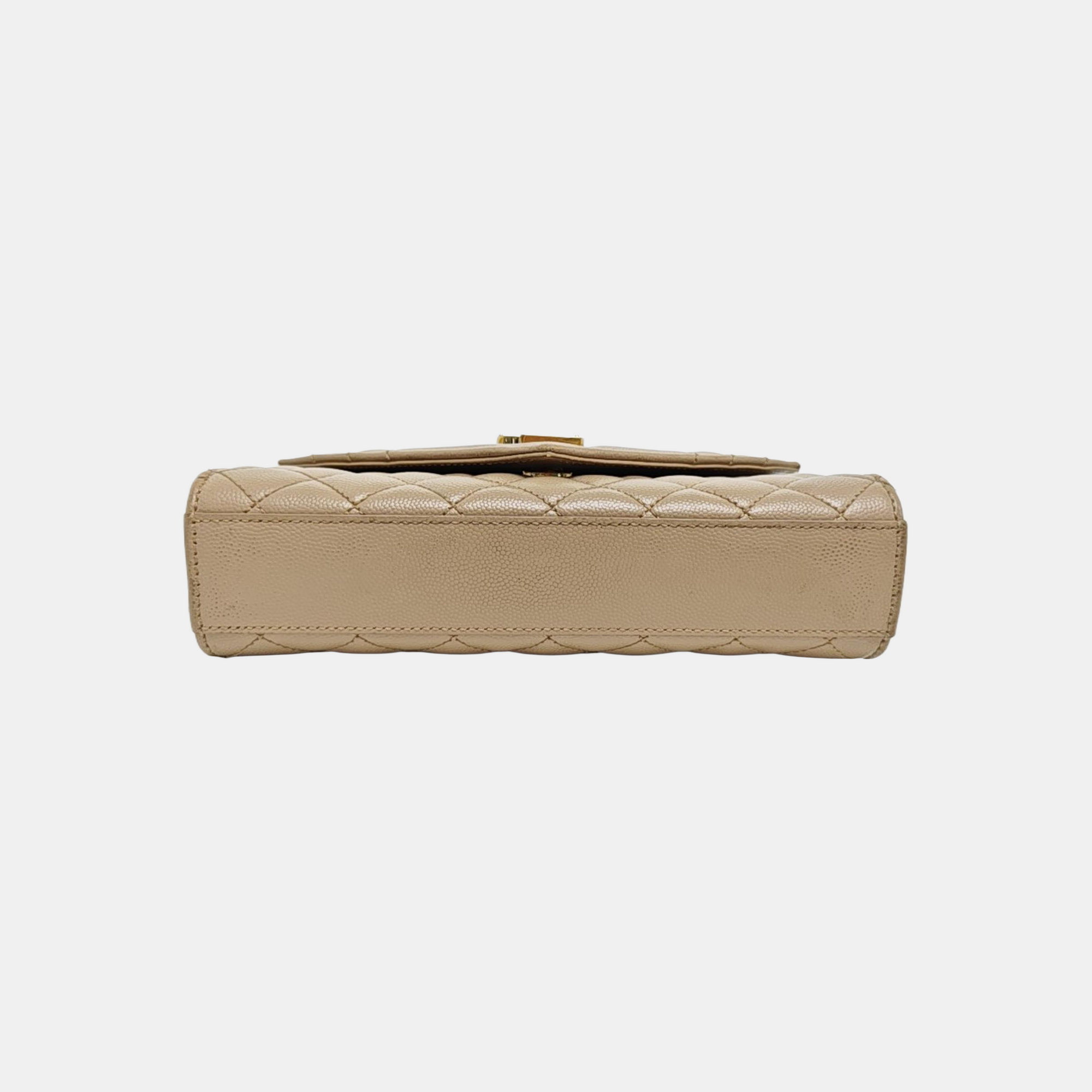 ENVELOPE Medium Quilted Calfskin Beige