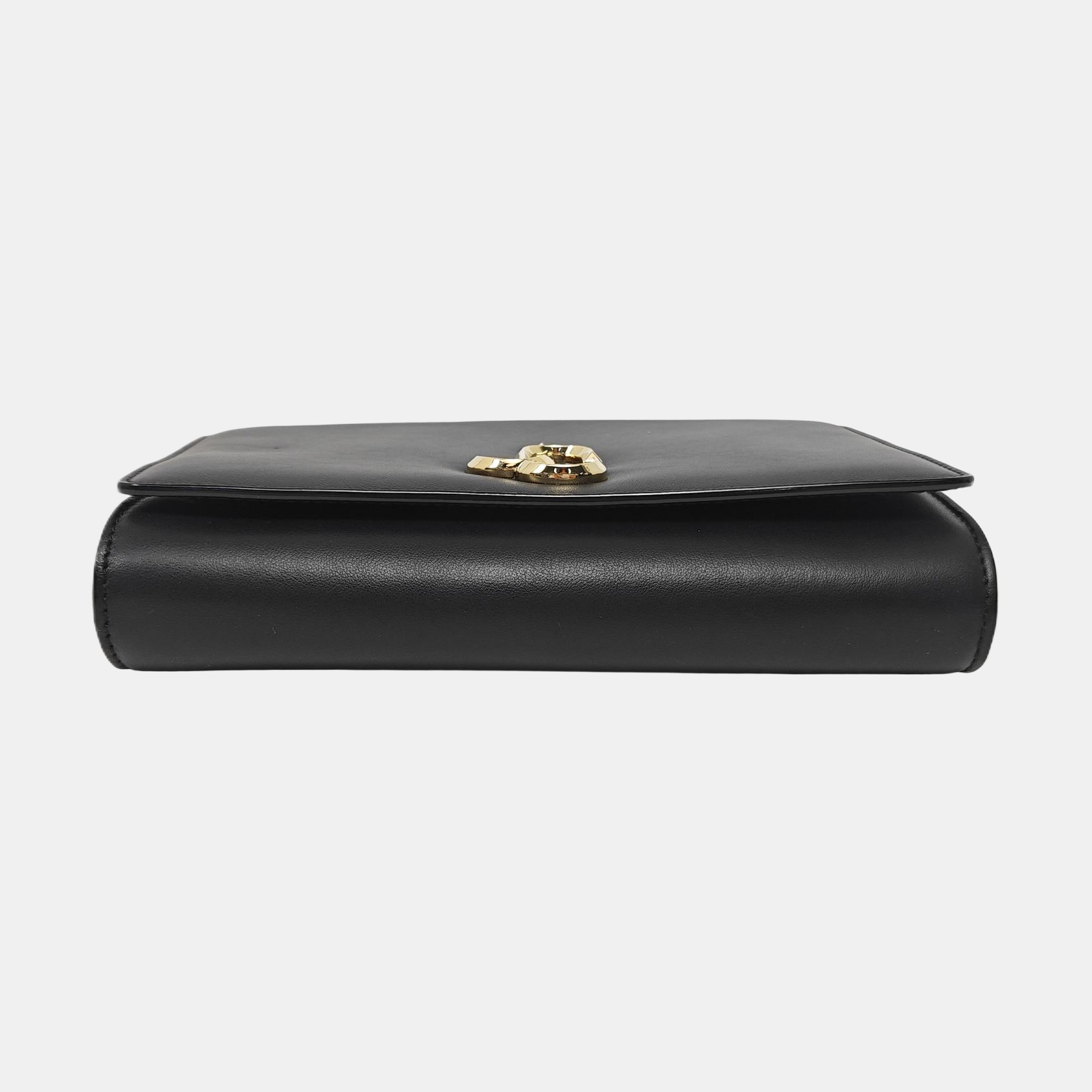 Calfskin Shoulder Bag Black