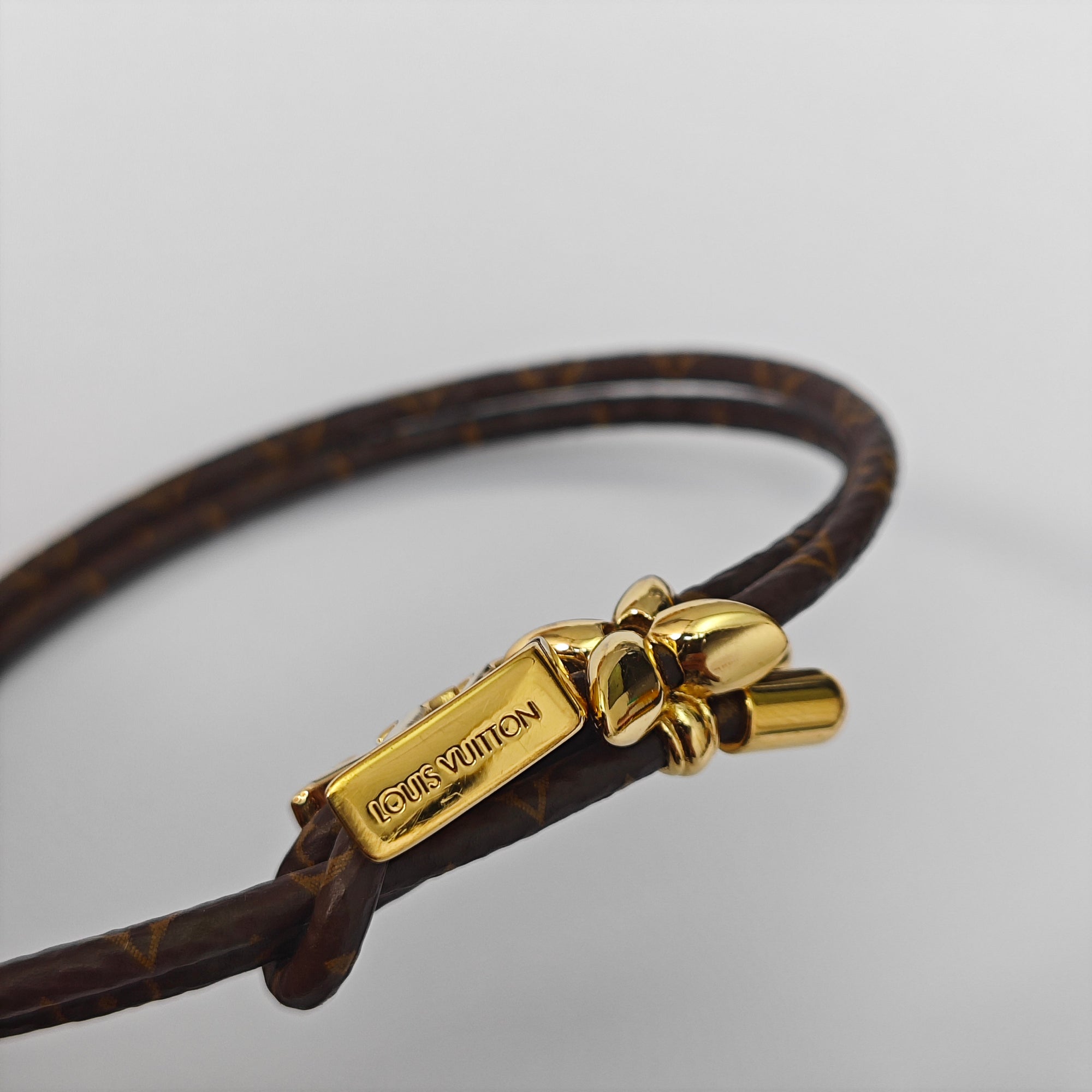 Gold Plated Brown Bracelet