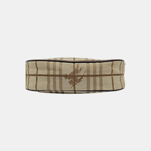 Canvas Top Handle Bag Brown