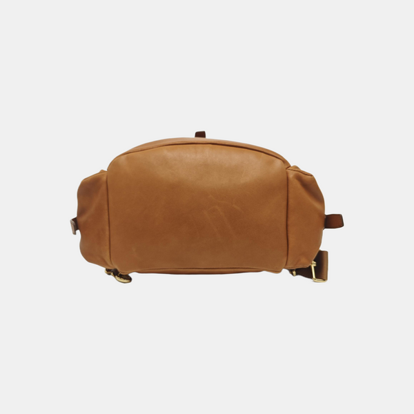 Re-Nylon Backpack Lambskin Brown
