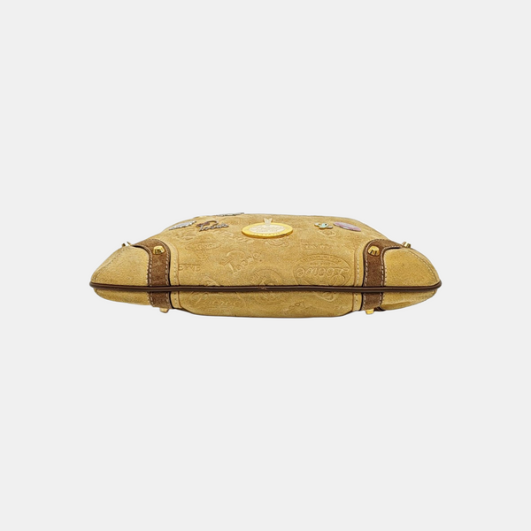 Suede Shoulder Bag Brown