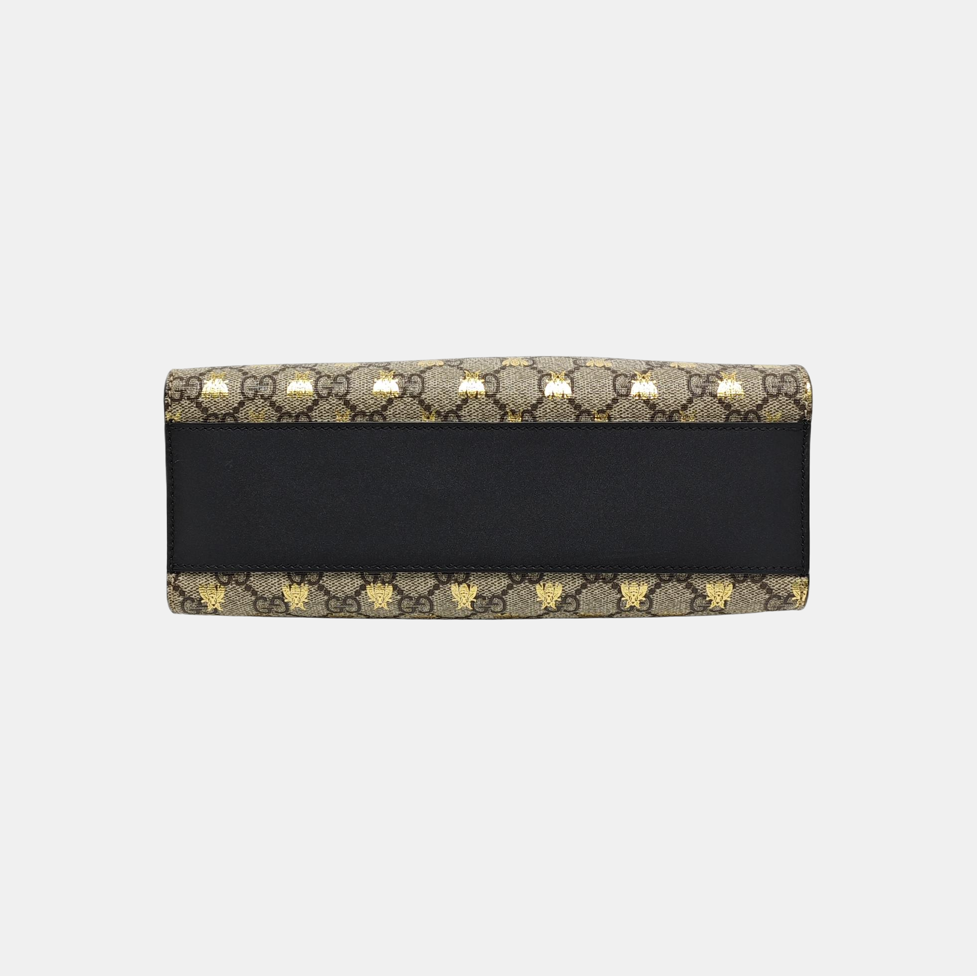 Padlock Small Monogram Coated Canvas Beige