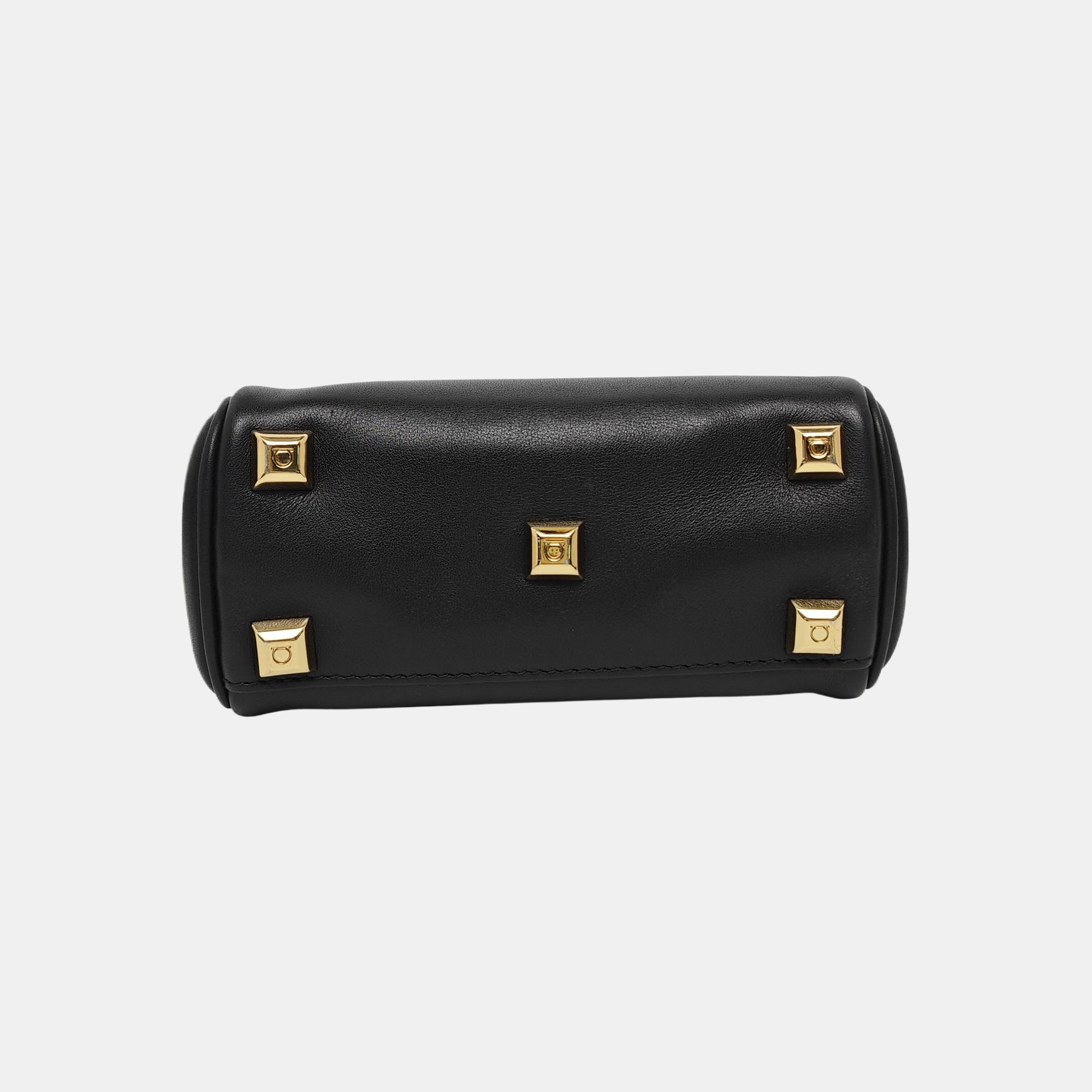 Ferragamo Studio Small Calfskin Black