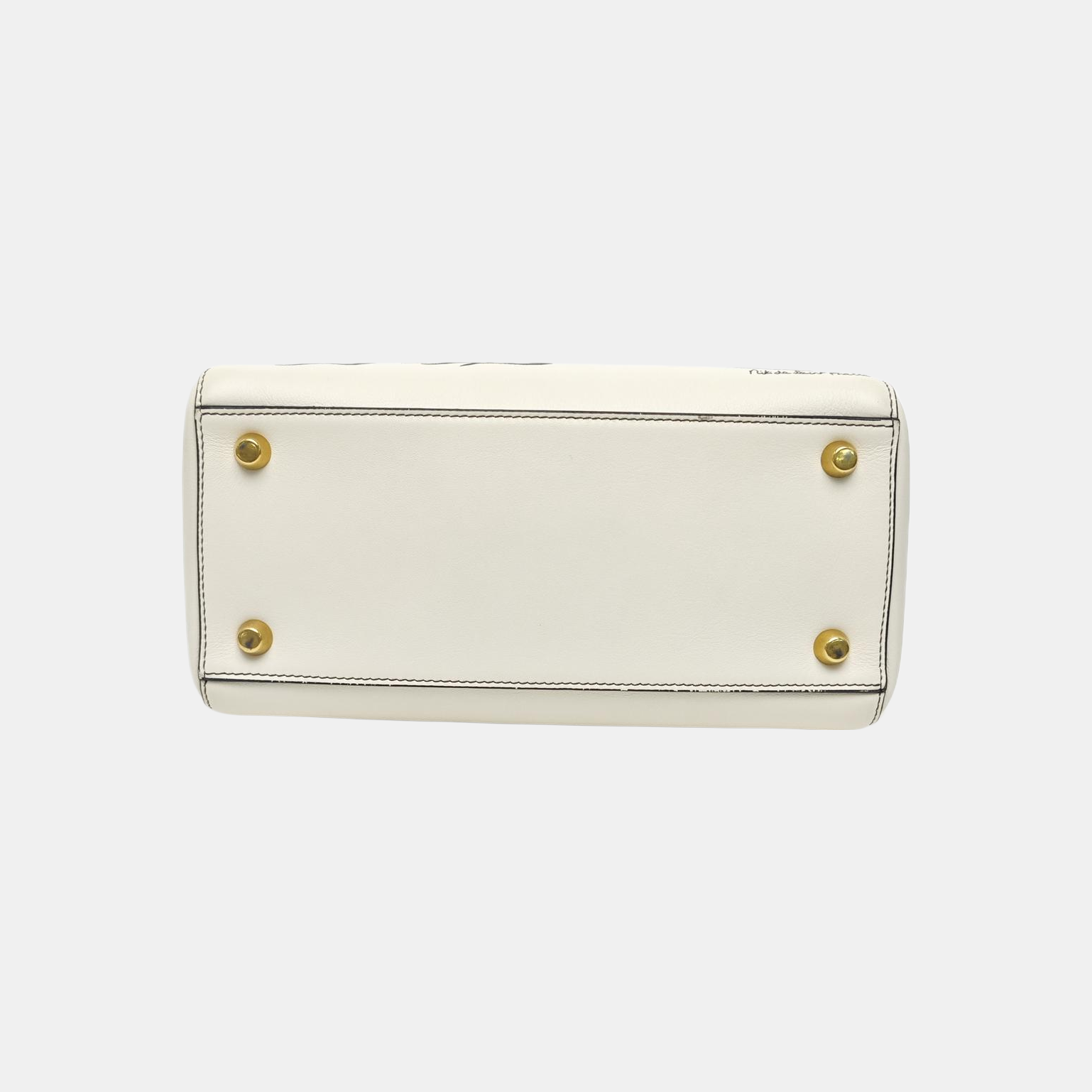Lady Dior Medium Leather White