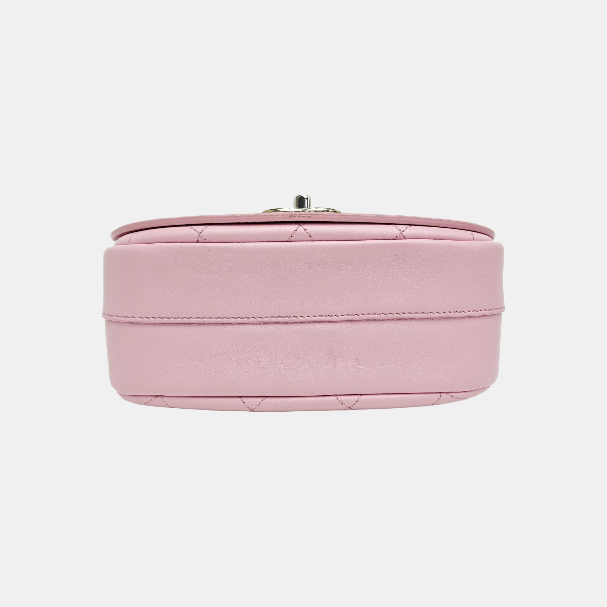 Quilted Calfskin Shoulder Bag Pink