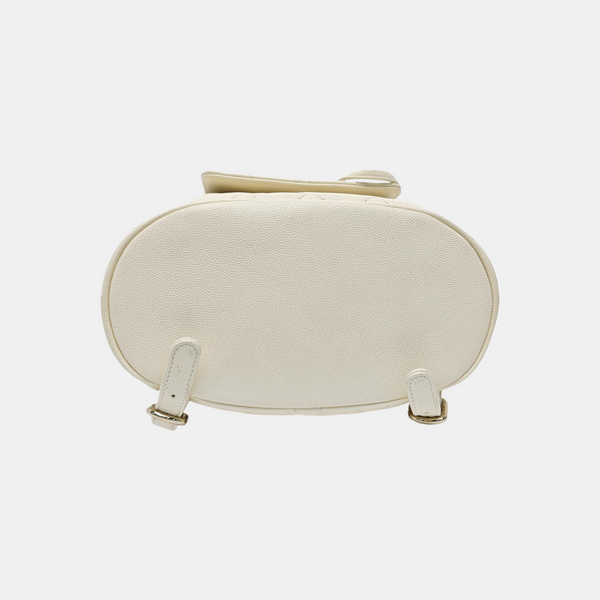 DUMA Quilted Grained Calfskin Beige
