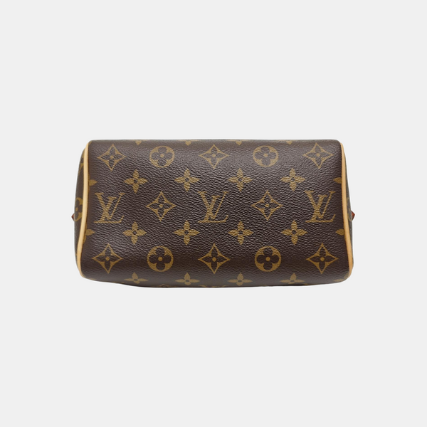 SPEEDY 20 Monogram Coated Canvas Brown