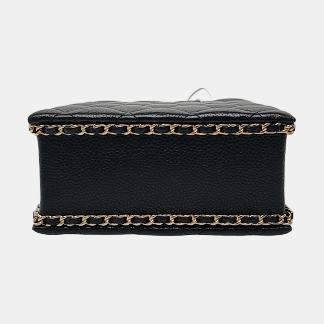 Quilted Grained Calfskin Black