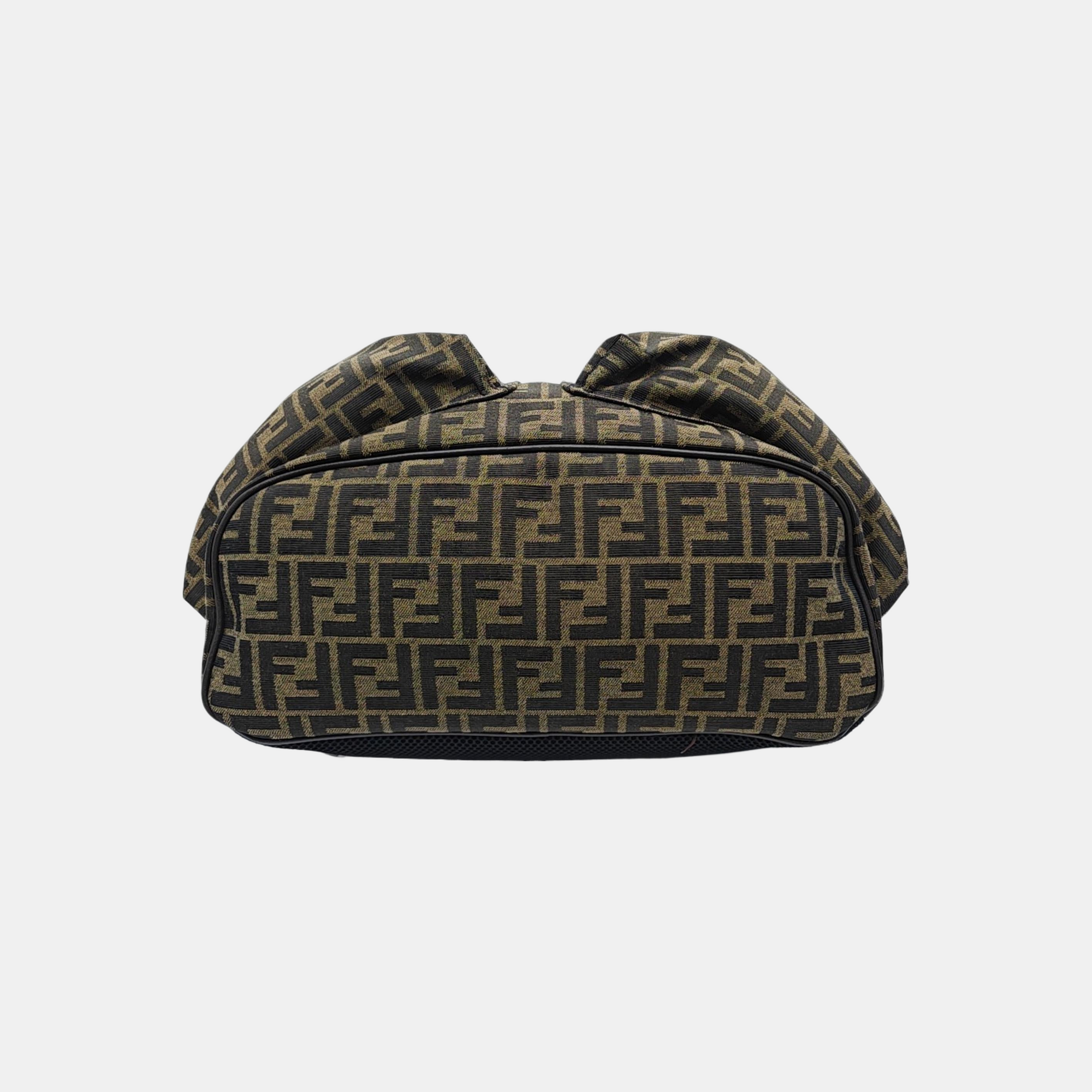 FENDI Strike Large Canvas Brown
