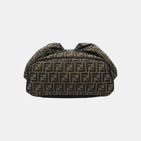 FENDI Strike Large Canvas Brown