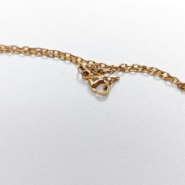 Pop H Metal Rose Gold Necklace