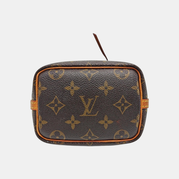 NÉONOÉ Nano Monogram Coated Canvas Brown