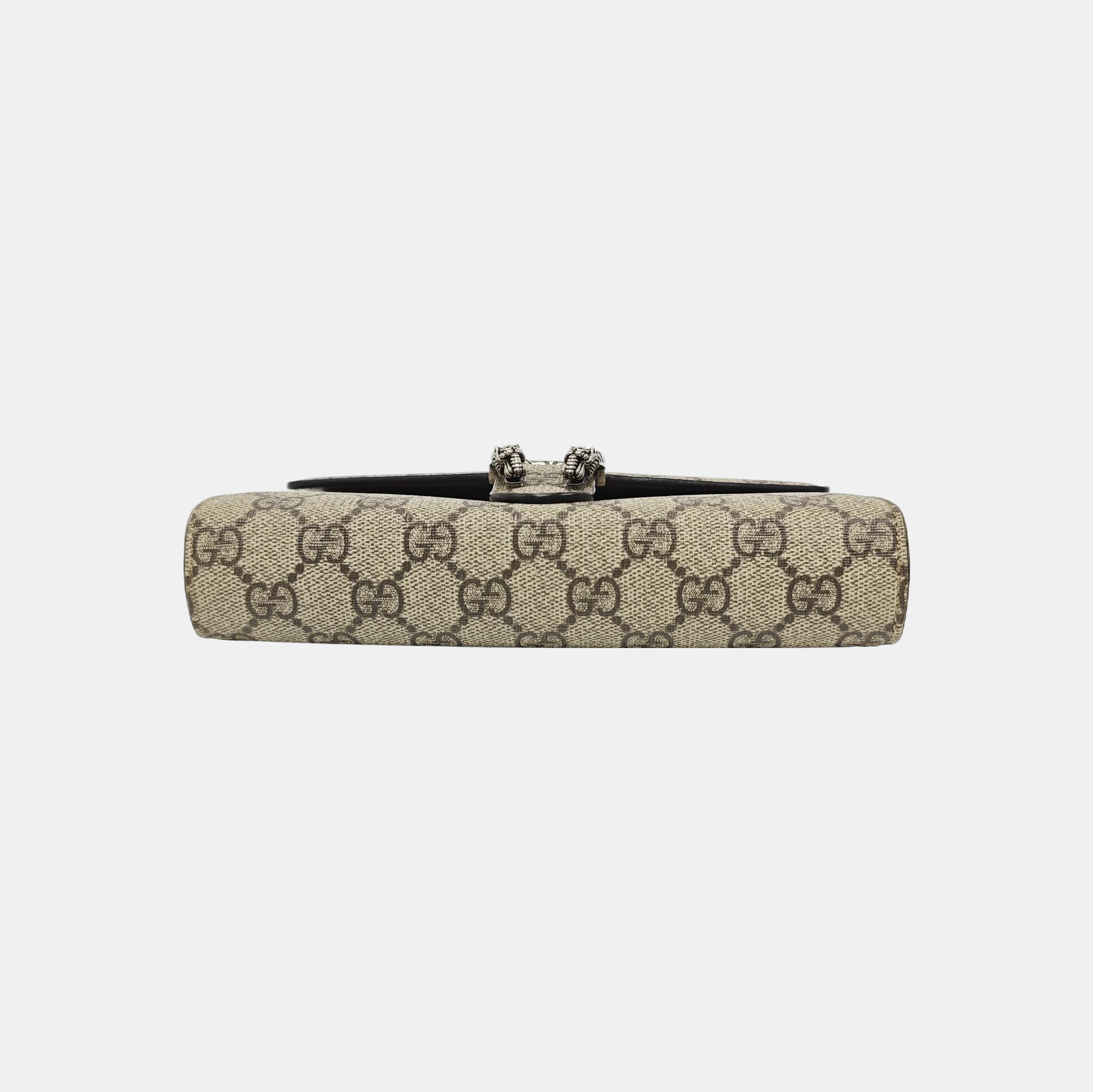 Dionysus Mini Monogram Coated Canvas Beige