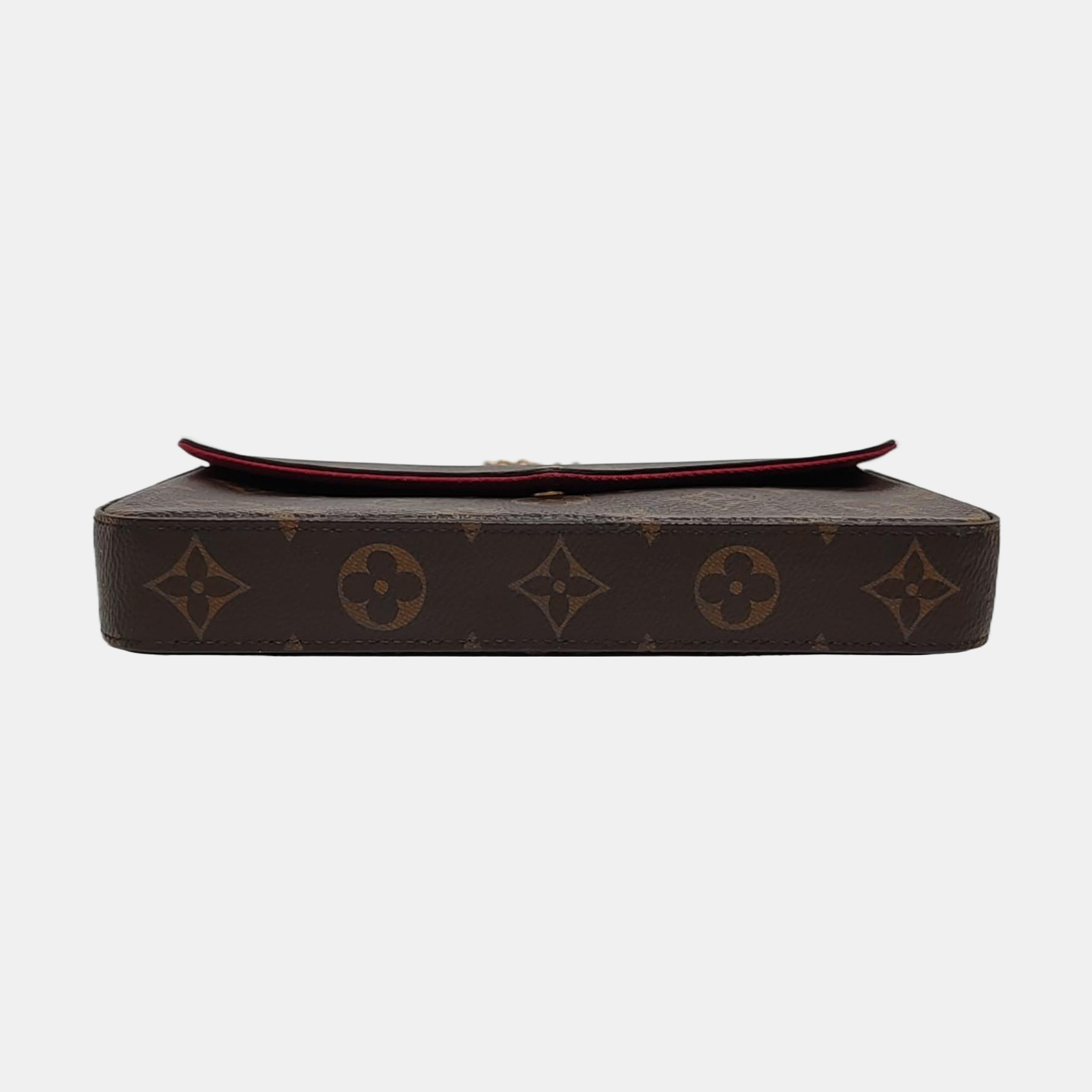 Authenticated pre-owned  FÉLICIE Monogram Coated Canvas Brown - Shoulder Bag at Looply