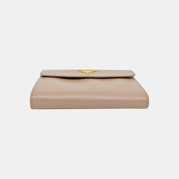 Saffiano Calfskin Wallet Pink