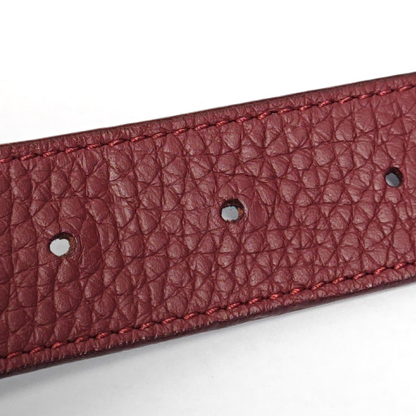 Leather Belt Red