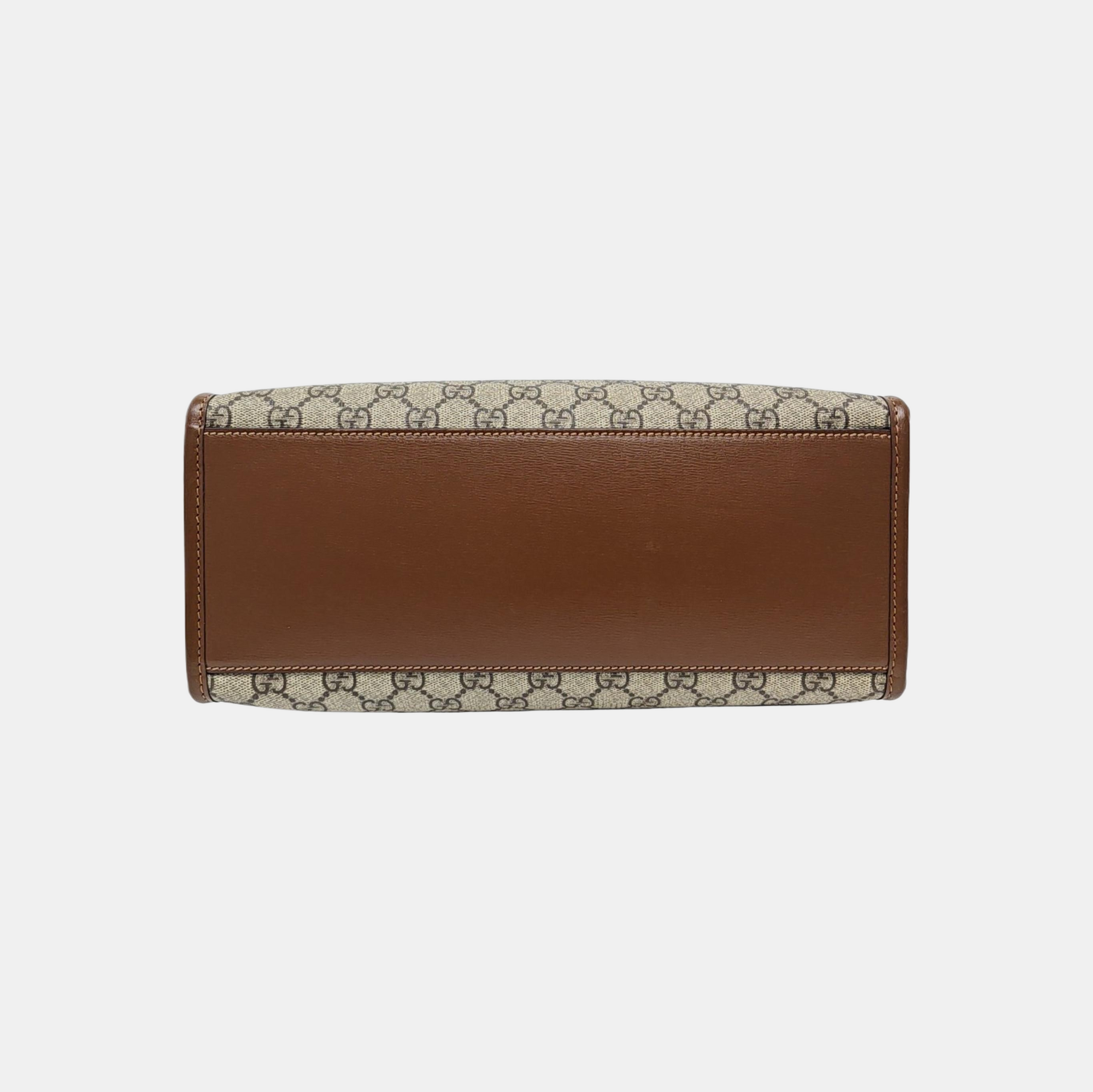 Retro Small Monogram Coated Canvas Brown