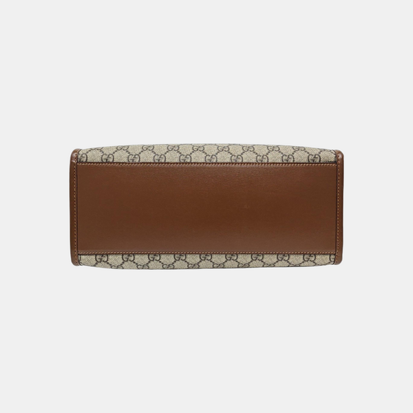 Retro Small Monogram Coated Canvas Brown