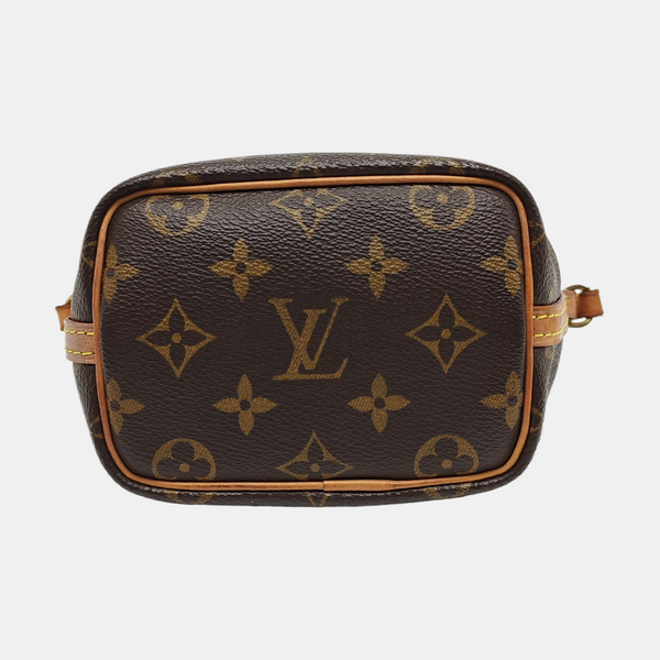 NÉONOÉ Nano Monogram Coated Canvas Brown