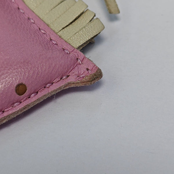 Leather Bag Charm Multicolor