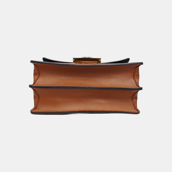 DAUPHINE MM Monogram Coated Canvas Brown
