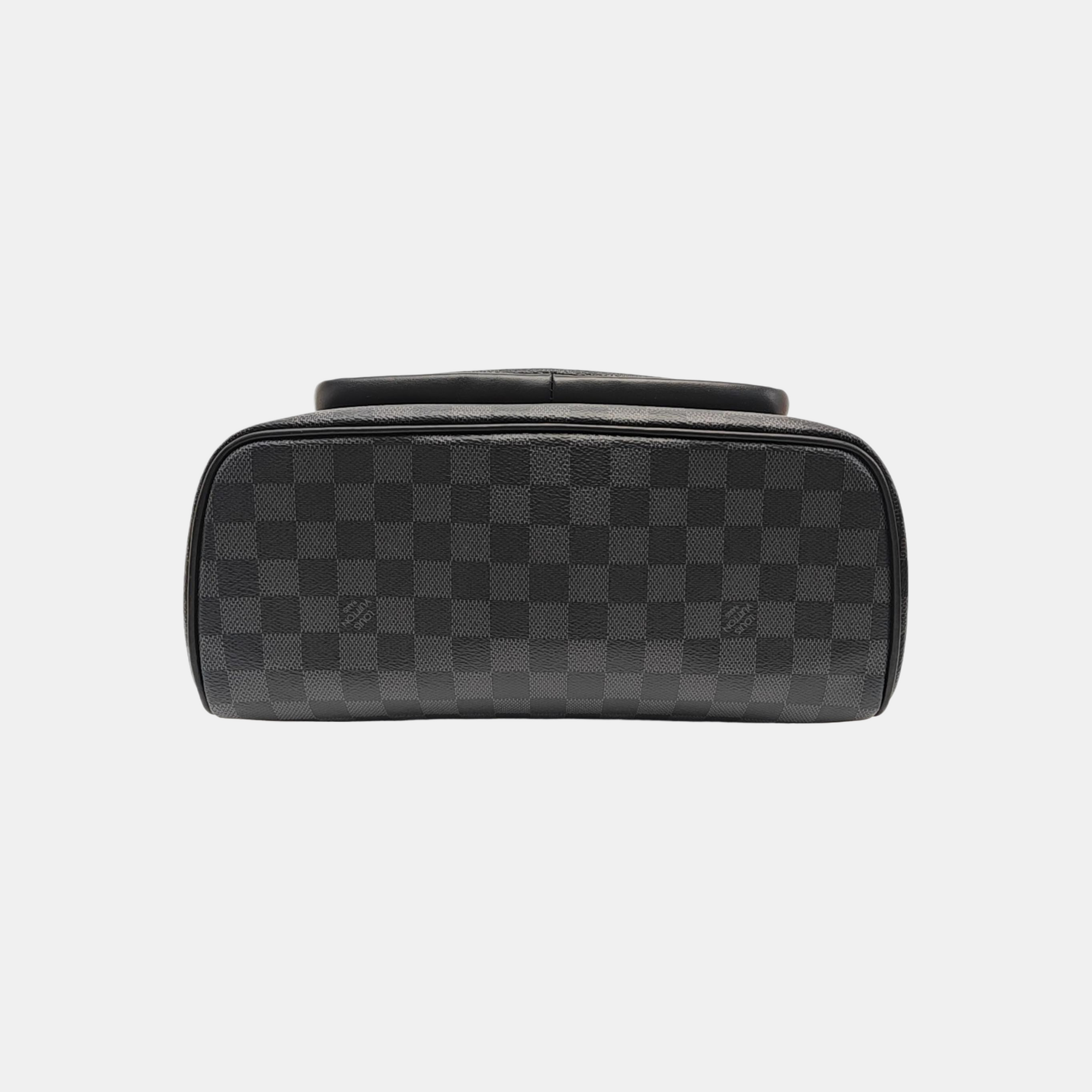 JOSH Damier Graphite Coated Canvas Gray