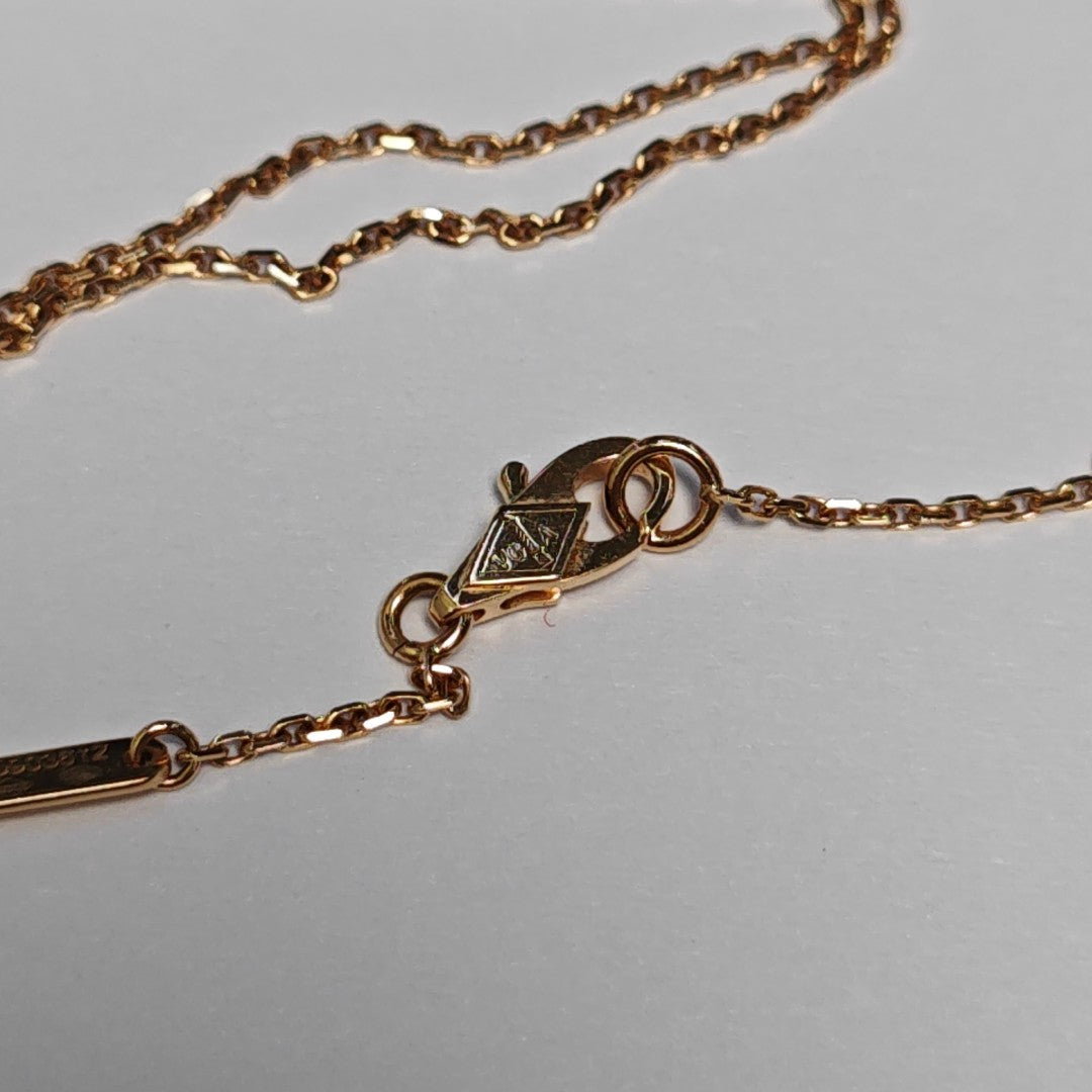 Sweet Alhambra 18k Rose Gold Necklace