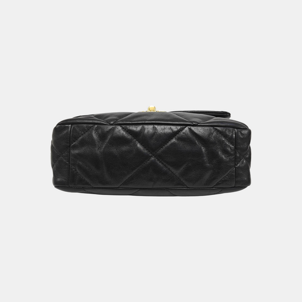 CHANEL 19 Small Quilted Lambskin Black