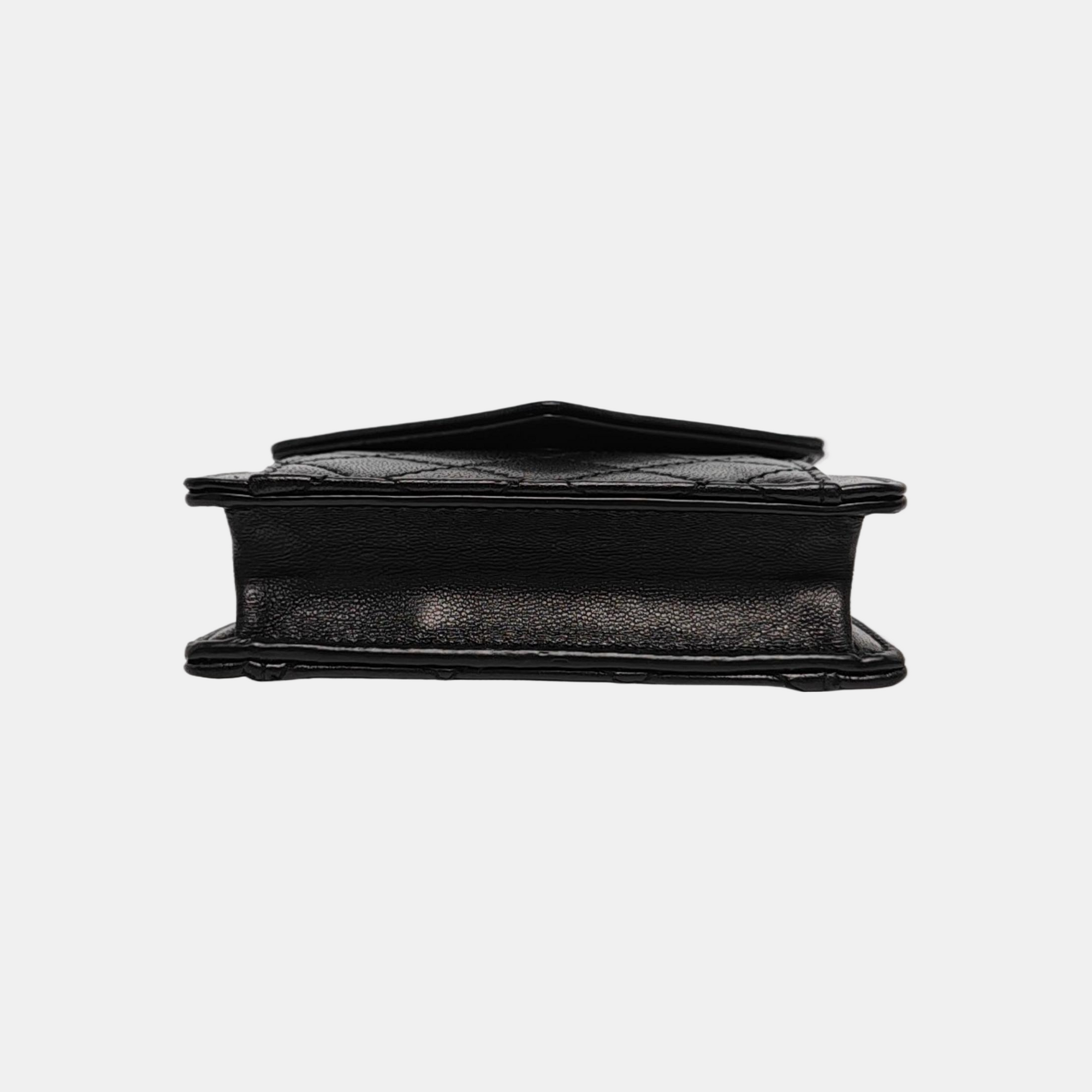GABY Quilted Lambskin Black