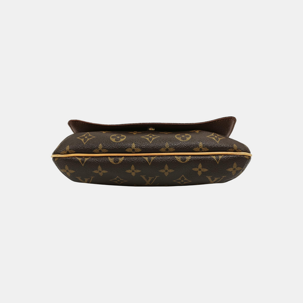 MUSETTE TANGO Monogram Coated Canvas Brown