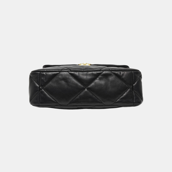 CHANEL 19 Medium Quilted Lambskin Black